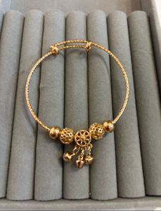 Elegant Gold-Tone Charm Bracelet