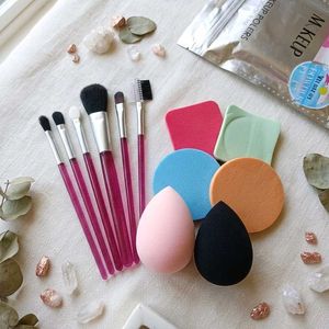 Makeup Brush + Sponge Combo Set