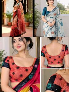 combo pack of 2saree blouse