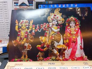 ISKON Radha Govinda 2025 Calendar