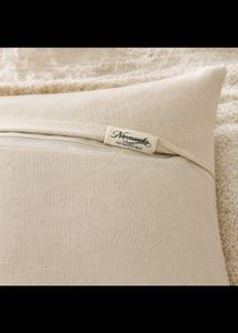 Embroidered Yellow Flower Cushion Cover- Set of 2