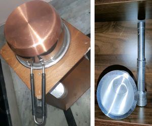 New  Induction Pan And Okhli Combo.