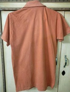 Orange Polo T-Shirt by Logic Goods and Garments