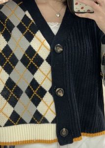 Korean Pinteresty woollen Cardigan