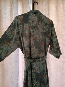 Tropical Print Robe