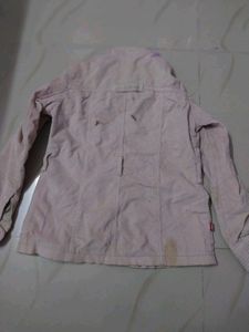 Light Pink Casual Jacket