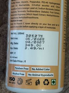 TNW Vitamin c Face Toner