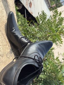 Regal Black Leather Formal Shoes