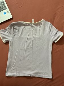 H&amp;M Cute Pastel Square Neck Top