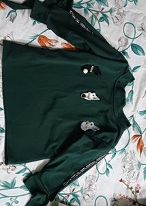Green Embellished Top