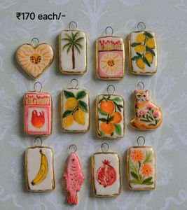 Handmade Ceramic Charms