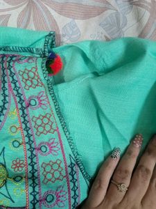 Embroidered Kurta with Dhoti Pants Gujrati style
