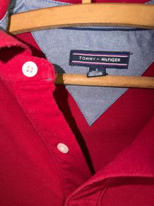 Tommy Hilfiger Red Polo Shirt