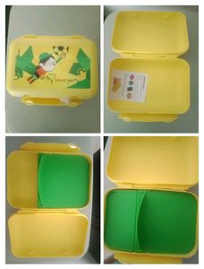 Yellow Soccer Party Lunch Box