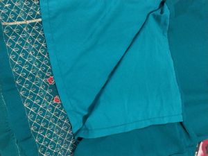 Beautiful Teal Embroidered Kurta