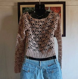 Crochet Knit Cardigan