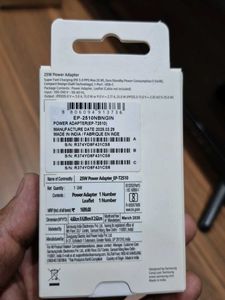 SAMSUNG 25W Type-C Super Fast Charging Adapter