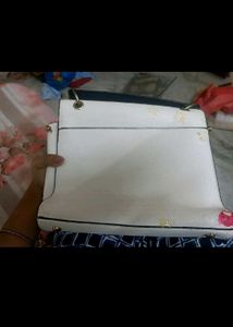 Stylish White Handbag