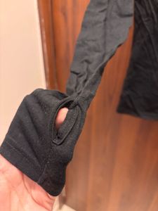 Black Long Sleeve Top