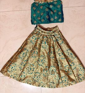 Girls blue lehenga