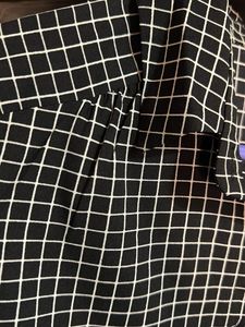 Checkered Button-Down Shirt