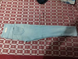 Light Blue High-Waist Jeans