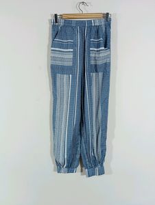 Grey Printed Casual Pant (Women)