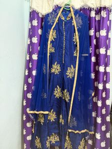 Beautiful Navy blue ethnic gown