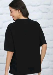 Shein Drop Shoulder Typographic Chest PrintCrew Ts