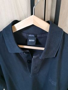 Original BOSS Black Polo Shirt