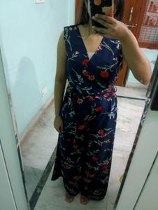 Flowy Floral Wide-Leg Jumpsuit