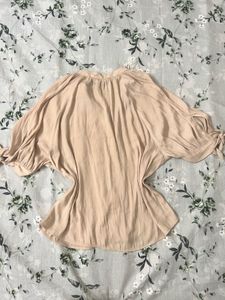 H&amp;M nude peach colour blouse top
