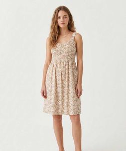 Floral Smocked Tank Dress