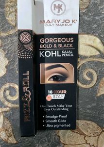 Mary Jo K Gorgeous Bold & Black Kohl Kajal Pencil