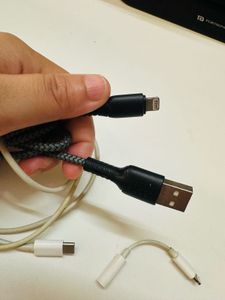 Apple Lightning Cable &amp; Adapter 3 set
