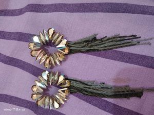 Sparkling Rhinestone Tassel Hair Accessories