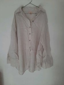 Oversized Linen Blend Shirt &amp; pant