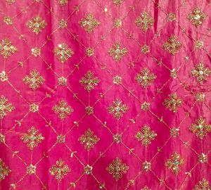 Beautiful Pink embroidered suit with pure dupatta.