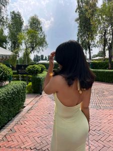 Flowy Yellow Maxi Dress