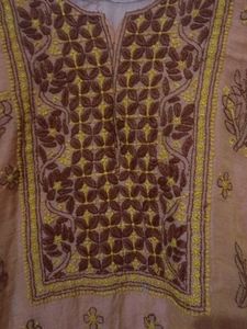 Embroidered Cotton Kurta