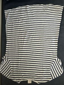 Striped T-Shirt with Heart Patch