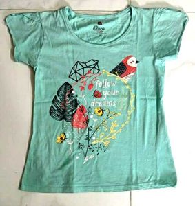 Cute Bird Graphic T-Shirt