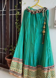 Beautiful Teal Lehenga Skirt