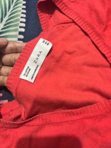 Cozy V-Neck Red Sweater