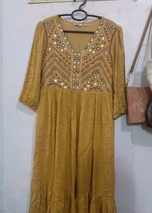 Boho Embroidered Maxi Dress
