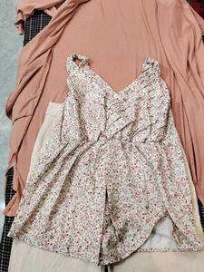 Chic 3-Piece Women's Outfit - Peach &amp; Flora