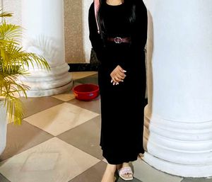 Elegant Black Bodycon full Dress