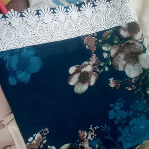 Floral Lace Trim Anarkali Kurta set