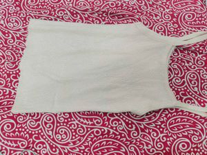 Ribbed Tank Top with Lace Trim