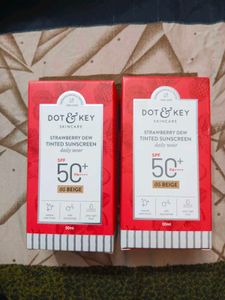 Dot & Key Strawberry Dew Tinted Sunscreen SPF 50+